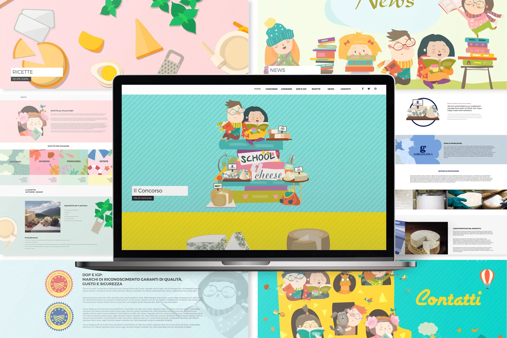 School of Cheese — sito web